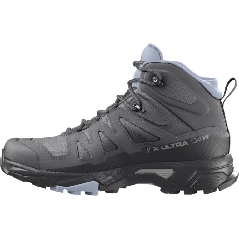 Botas Caminhada Salomon X Ultra 4 Mid GTX Feminino Pretas | PT V45673